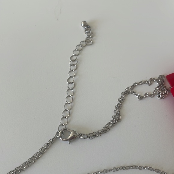 Macys Silver Tone Crystal Snowflake 36” Pendant Necklace - Picture 6 of 8